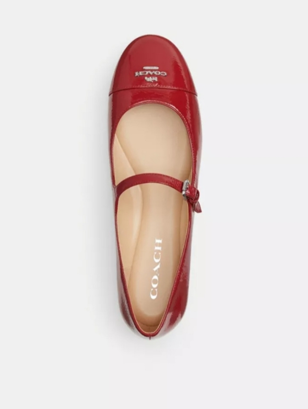 Coach Red/Fuchsia Mary Jane Shoes